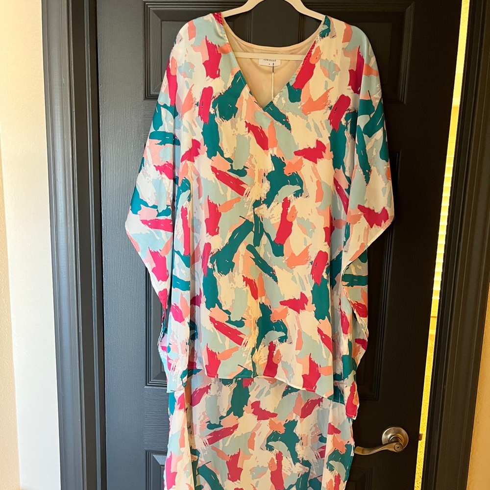 NWT. Adrienne hi-low dress.